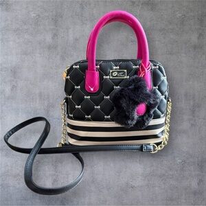 Betsey Johnson Luv Satchel Handbag  - NWOT